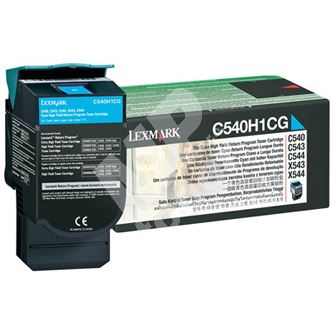 Toner Lexmark C540, 0C540H1CG, cyan, originál 1