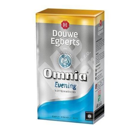 Káva Douwe Egberts Omnia Evening, bez kofeinu, mletá, pražená, 250 g 1