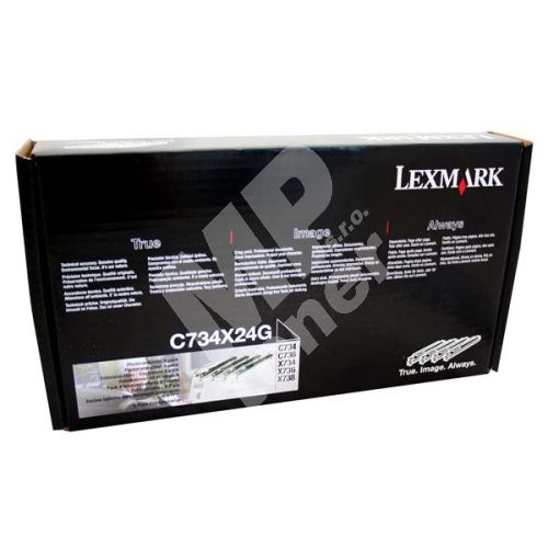Photoconductor Lexmark C734X24G, 4-pack, originál 1