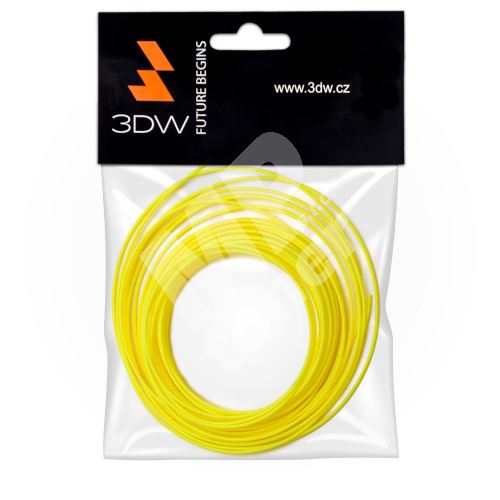 Tisková struna 3DW (filament) HiPS, 1,75mm, 10m, žlutá, 200-230°C 1