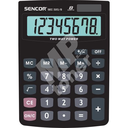 Kalkulačka Sencor SEC 320/ 8 DUAL 1