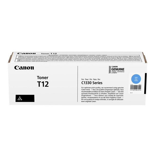 Toner Canon T12 C, i-Sensys X C1333, cyan, 5097C006, originál