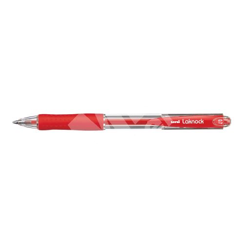 Uni Laknock kuličkové pero 0,7mm SN-100, červené 1