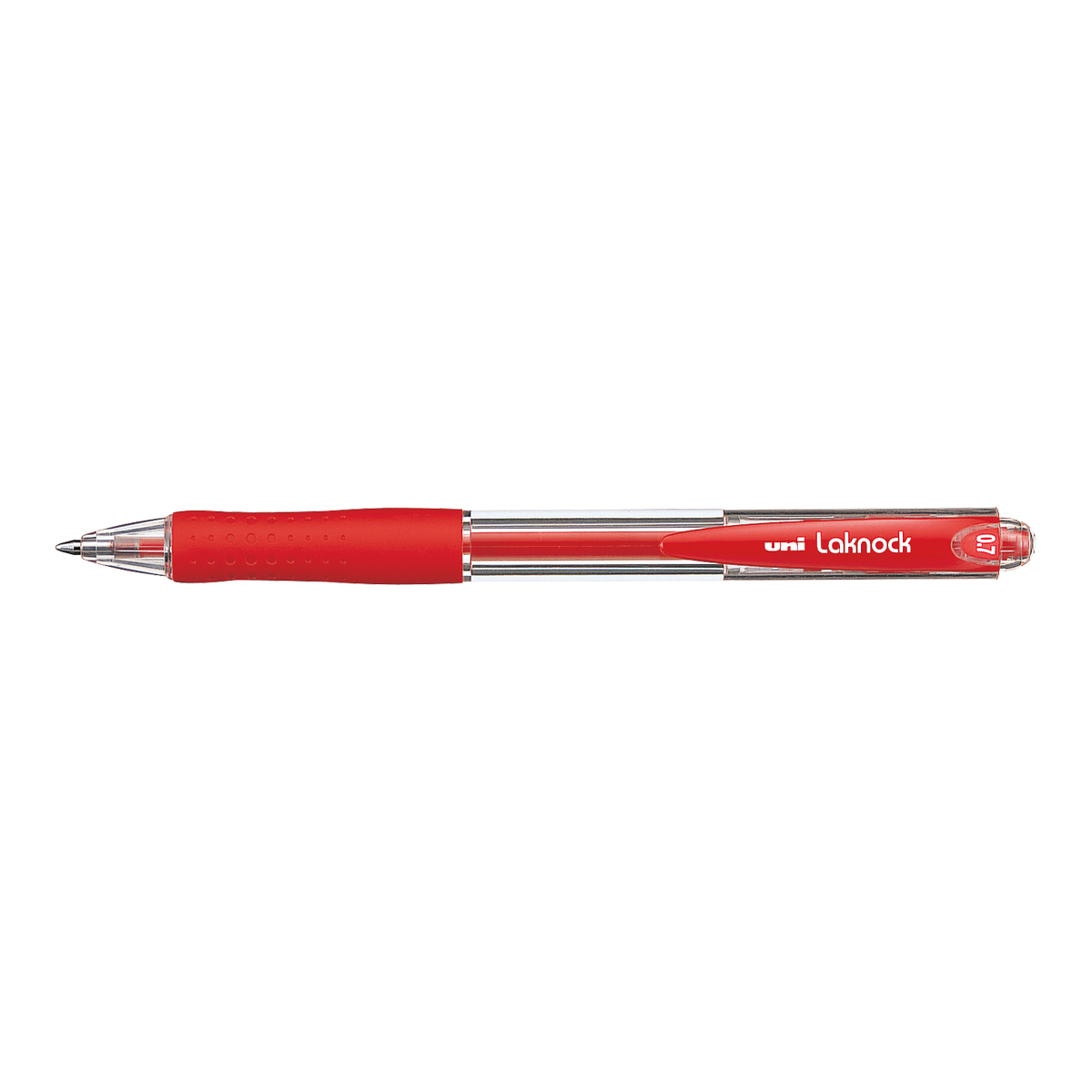 Uni Laknock kuličkové pero 0,7mm SN-100, červené