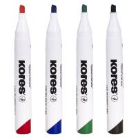 Kores K-Marker popisovač na bílé tabule a flipcharty, zkosený hrot 3-5 mm, modrý 2 (1)