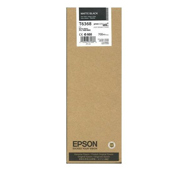 Inkoustová cartridge Epson C13T636800, Stylus Pro 7900/9900, matte, originál