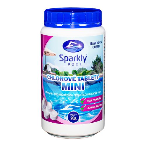 Chlorové tablety do bazénu Sparkly POOL, MINI, 1 kg 1