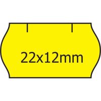 Cenové etikety 22 x 12 CONTACT žlutá (44)