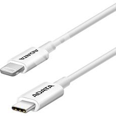 Kabel ADATA USB-C na Lightning, bílý 1