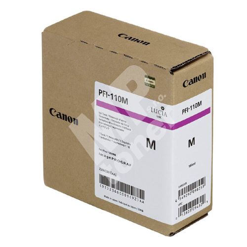 Cartridge Canon PFI110M, magenta, 2366C001, originál 1