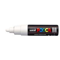 Uni Posca PC-7M akrylový popisovač, 4,5-5,5 mm, bílý 2 (1)