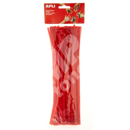 Modelovací drátky žinylka Apli, 30cm, červené 1