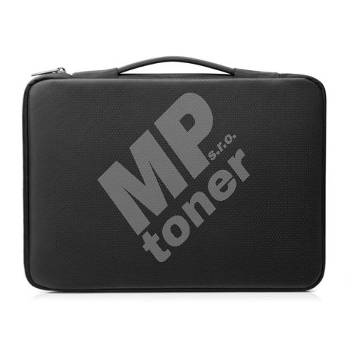 Pouzdro na notebook 15,6", HP Carry, černé z voděodolného materiálu, s koženou 1