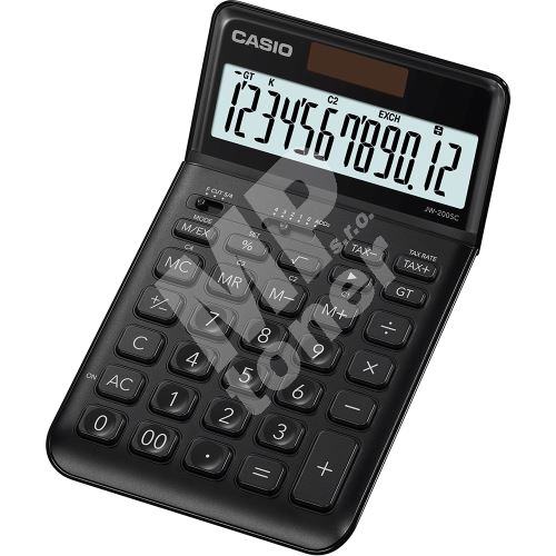 Kalkulačka Casio JW 200SC BK 1