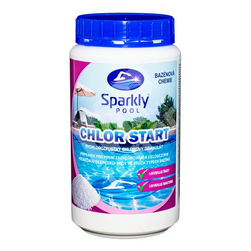 Chlor start Sparkly POOL, 1 kg 1