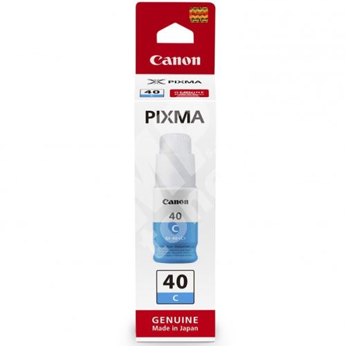 Inkoustová cartridge Canon GI-40 C, Pixma G5040, cyan, 3400C001, originál 1