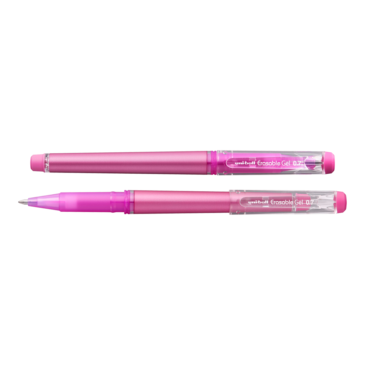 Gumovatelné pero s víčkem Uni UF-222, růžové