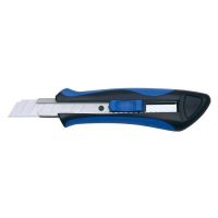 Odlamovací nůž Wedo Soft-cut, 18 mm, modrá/černá Odlamovací nůž Wedo Soft-cut, 18 mm, modrá/černá