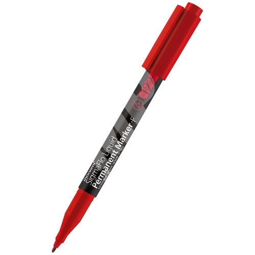 Permanentní popisovač Monami 122 červená 1