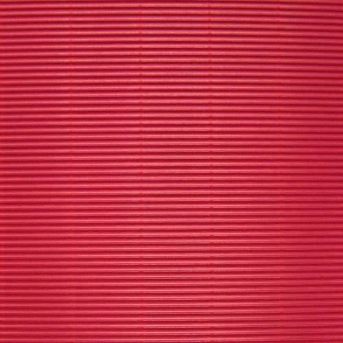 Lepenka E-Welle 50 x 70cm, 260g, rovná, červená, 1 list