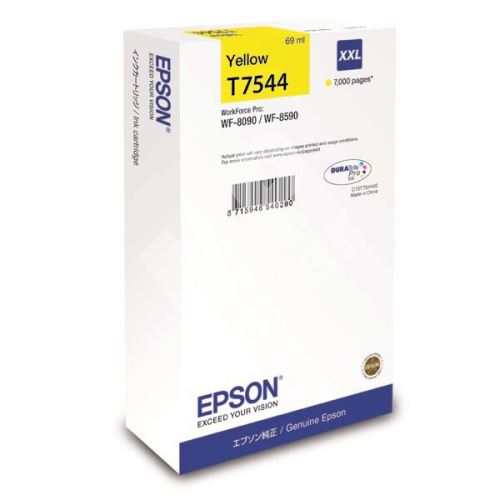 Cartridge Epson C13T754440, XXL, yellow, originál 1