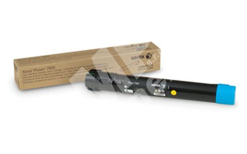 Toner Xerox Phaser 7800, cyan, 106R01624, originál 1