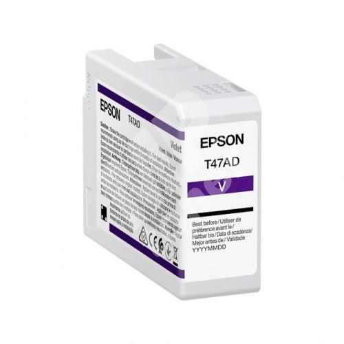 Inkoustová cartridge Epson C13T47AD00, SC-P900, violet, originál 1