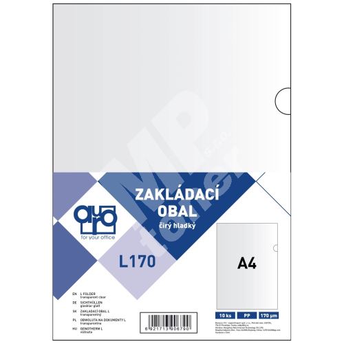Obal A4 L silný L170, 1bal/10ks 2