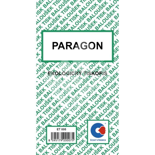 Paragon A6 ET-005 / 50 listů jeden blok 1