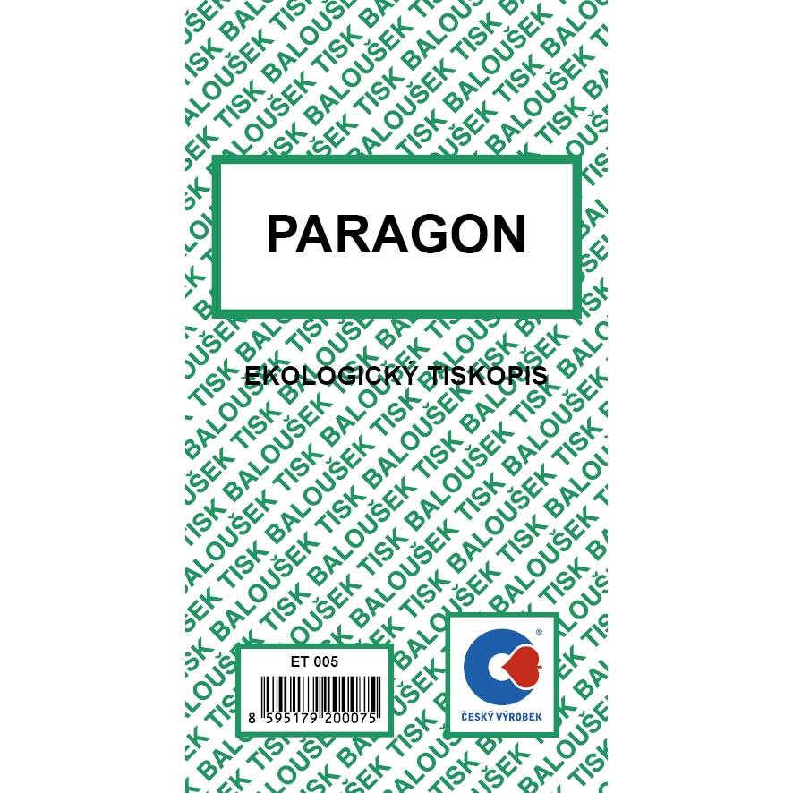Paragon A6 ET005, 50 listů