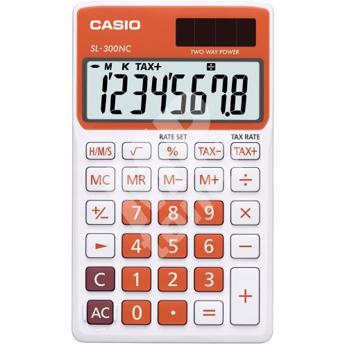 Kalkulačka Casio SL 300 NC/RG oranžová 1