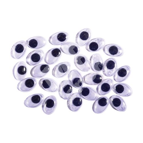 Dekorace pohyblivé oči, 30 ks, 10 mm 1