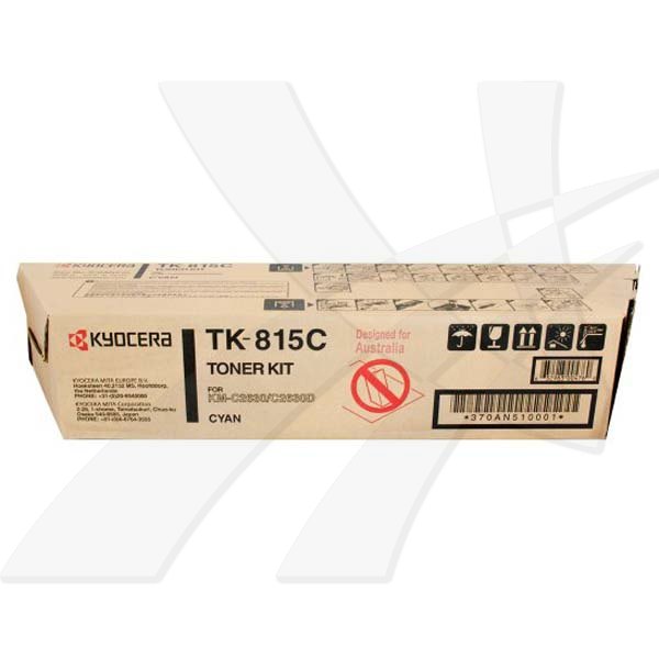 Toner Kyocera TK-815C, KM-C2630PN, modrý, originál