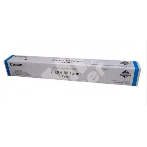 Toner Canon CEXV49, 8525B002, cyan, originál 1