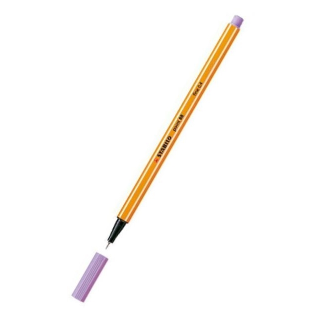 Liner STABILO Point 88, 0,4mm, pastelová fialová