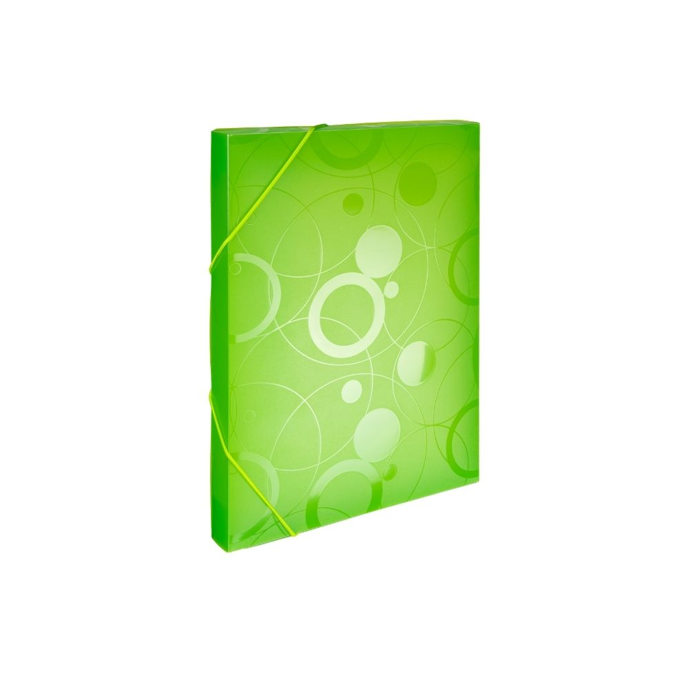 Krabice na spisy A4 s gumou Neo Colori, zelená