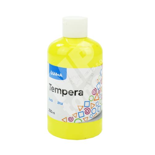 Barvy temperové Luma, 250ml, žlutá 1