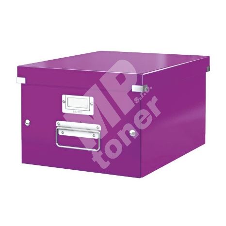 Archivační krabice Leitz Click-N-Store M (A4) wow, purpurová 1