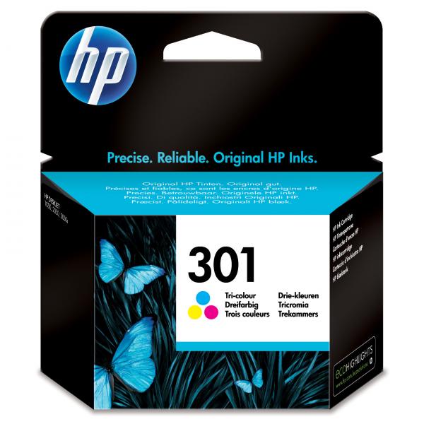 Inkoustová cartridge HP CH562EE, Deskjet 1050, 2050, 2050s, color, No. 301, originál
