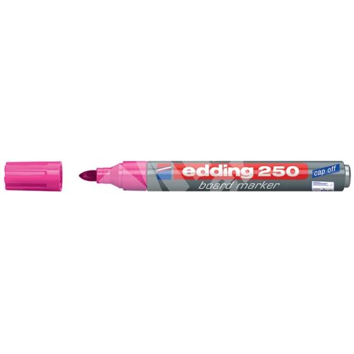 Popisovač Edding 250 na bílé tabule, růžový 1