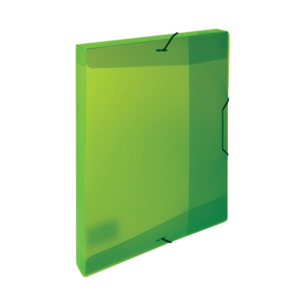 Krabice na spisy s gumou A5 Opaline, zelená