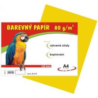 Náčrtkový papír barevný žlutý A4, 100 listů 1 (1)