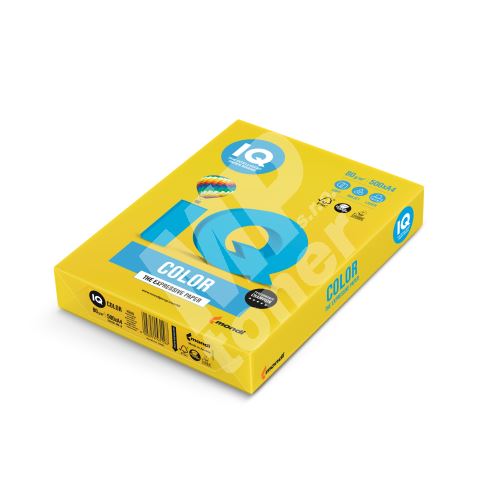 Barevný papír IQ IG 50 A4 160g intenzivní žlutá 1bal/250ks 1