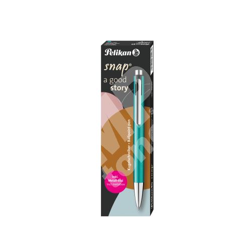Kuličkové pero Pelikan Snap Metalic K10, zelené 1