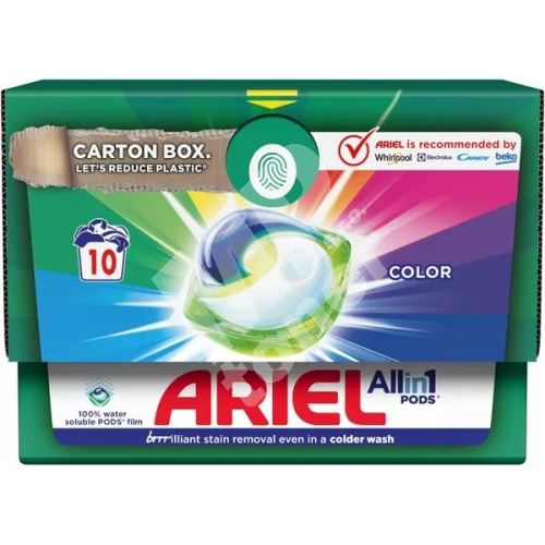 Ariel All-in-1 Pods Color gelové kapsle na barevné prádlo 10 kusů 1