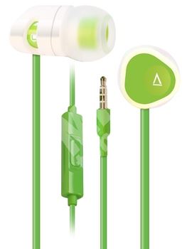 Sluchátka Creative Android MA200, bílo-zelené 1