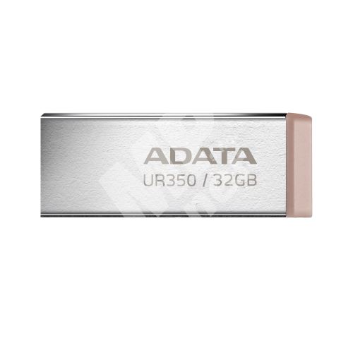 32GB ADATA UR350, USB flash disk 3.2, stříbrno hnědá 1