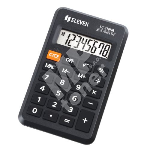 Kalkulačka Eleven LC-310NR, černá, kapesní, osmimístná 1