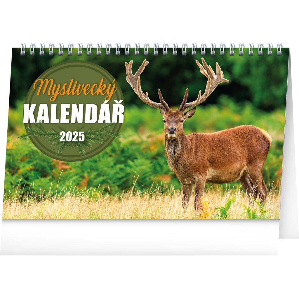 Stolní Notique Myslivecký kalendář 2025, 23,1 x 14,5 cm