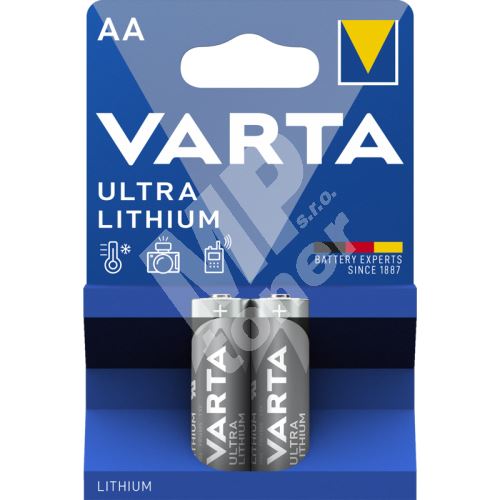 Baterie Varta Professional Lithium LR6/2, AA, 1,5V 1